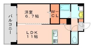 福岡空港駅 徒歩20分 4階の物件間取画像